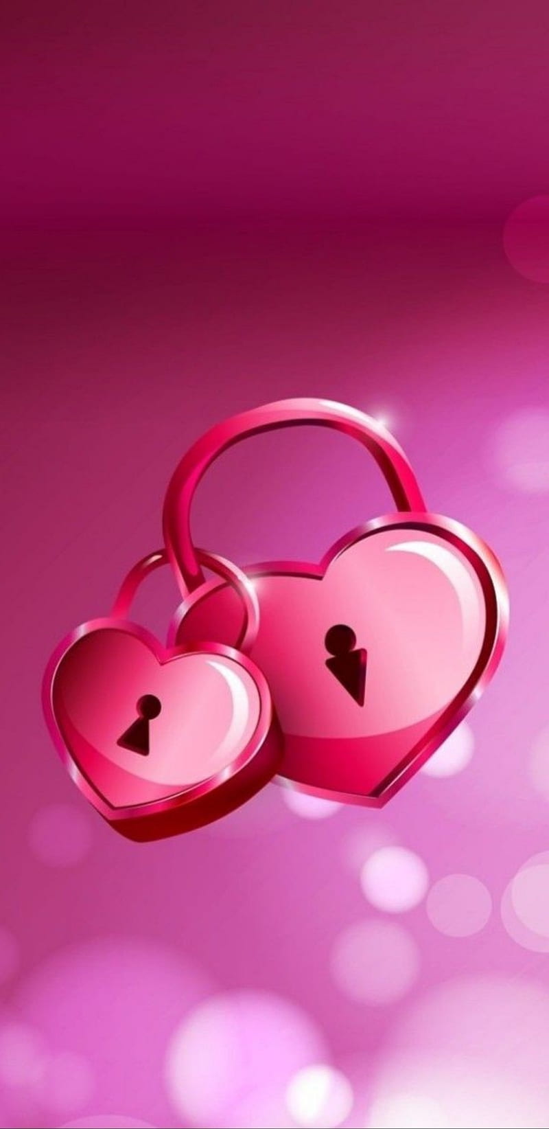 Locked Heart, girly, heart, lockscreen, pink, pretty, HD phone wallpaper |  Peakpx