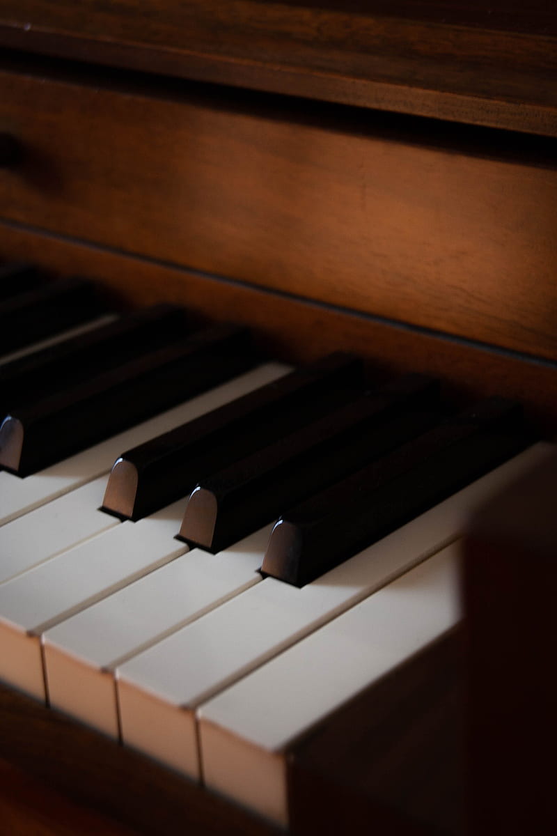 piano keyboard, instrument, music, close-up, Others, HD phone wallpaper