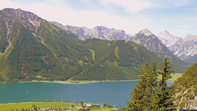 Achensee, Bergsee, Lakes, Natur, Berge, HD wallpaper