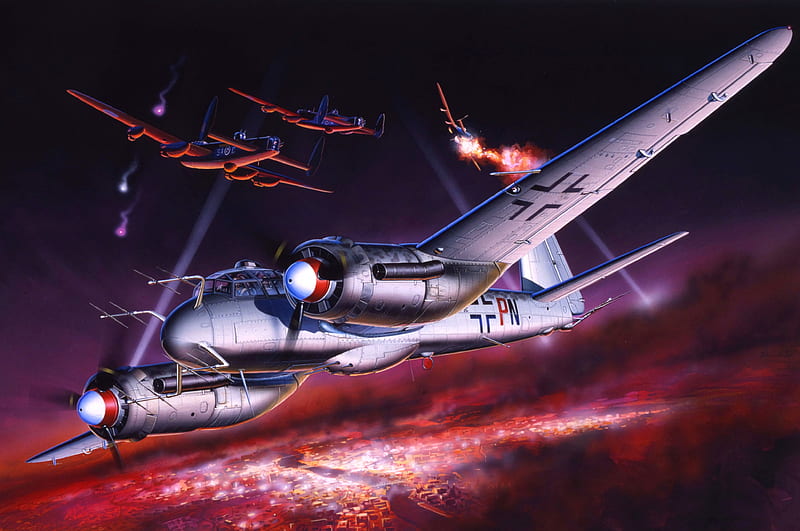 Bombers, Junkers Ju 88, Aircraft, Warplane, HD wallpaper
