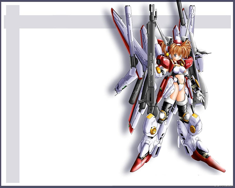 Gundam Girl, suit, gundam, mecha, girl, HD wallpaper