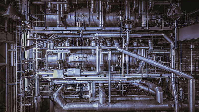 Man Made, Pipes, Industrial, HD wallpaper