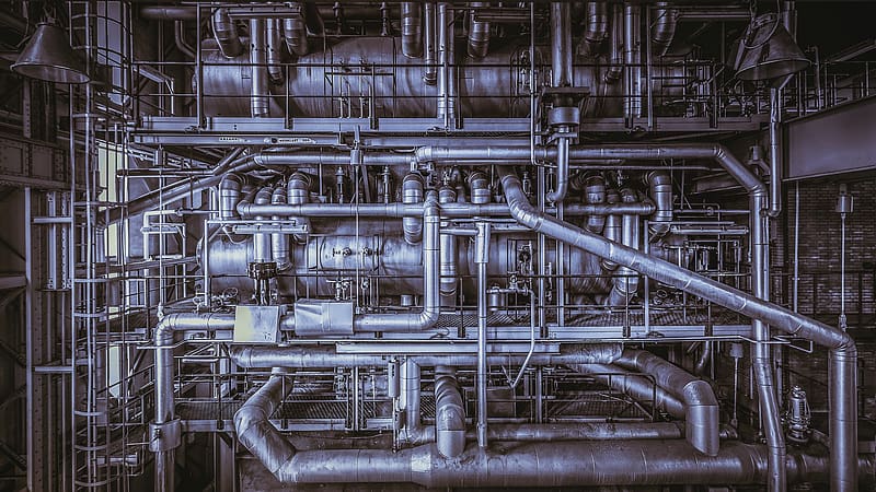 Pipes, , Industrial, HD wallpaper