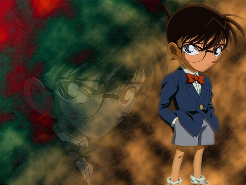 Conan Edogawa, Megane, Detective Conan, Male, HD wallpaper