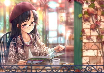 Anime Girl Reading Book Wallpapers  Wallpaper Cave