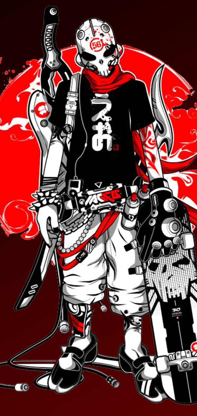 Illustration of the skull of an anime character... - Stock Illustration  [90217788] - PIXTA