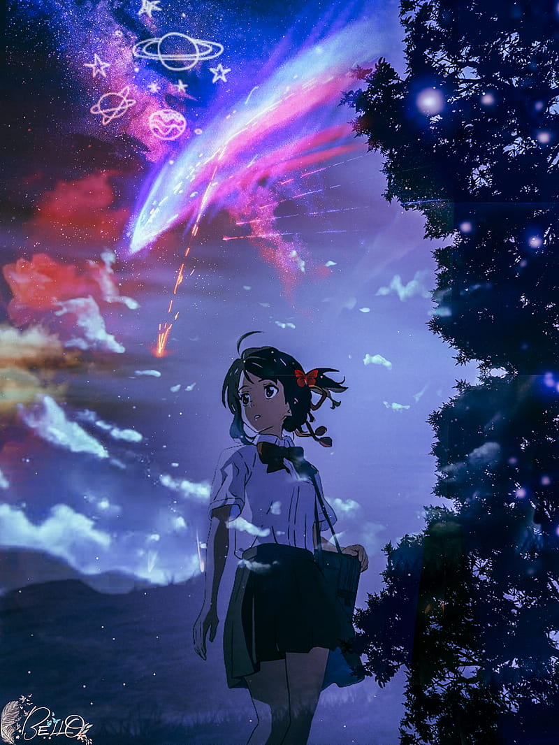 Anime, Your Name, Mitsuha Miyamizu, HD wallpaper