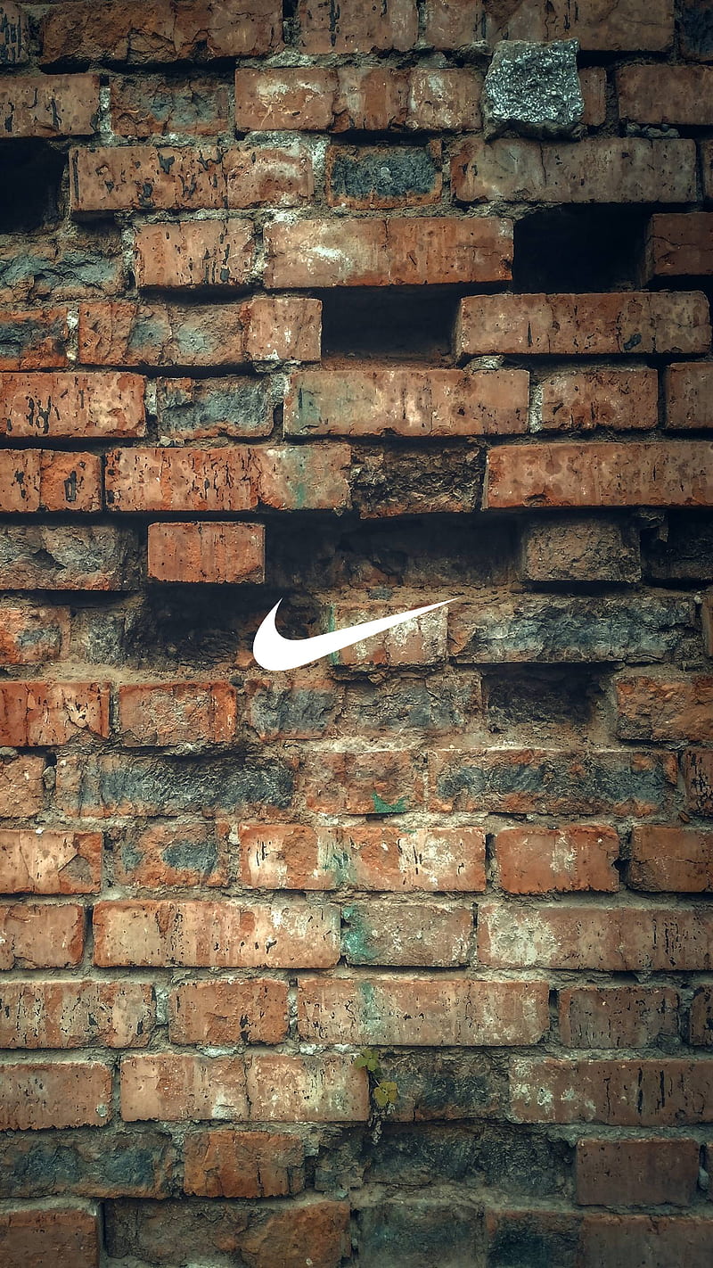muñeca Caligrafía hígado Nike wall, marcas, ladrillo, logotipos, mínimo, Fondo de pantalla de  teléfono HD | Peakpx