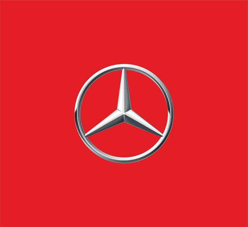 Mercedes logo, #mercedes, #background, #red, HD wallpaper | Peakpx