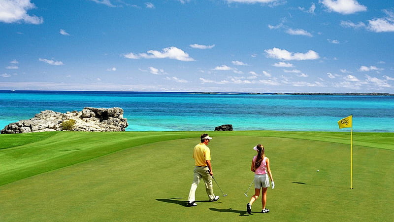 Ocean Club Golf Course. Nassau Paradise Island, HD wallpaper