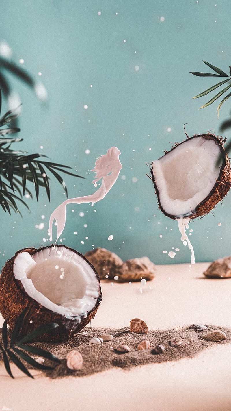 Coconut , apple, fruit, samsung, valentine, HD phone wallpaper