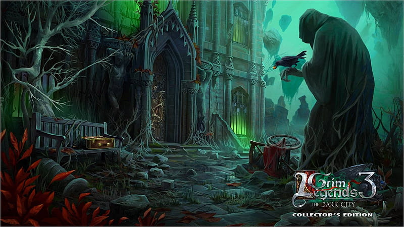 Grim Legends 3 - The Dark City04, hidden object, cool, video games, puzzle, fun, HD wallpaper