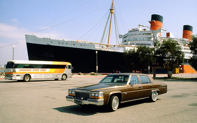 Cadillac Sedan de Ville, retro cars, 1981 cars, 6C-D69, american cars, 1981 Cadillac Sedan de Ville, Cadillac, HD wallpaper