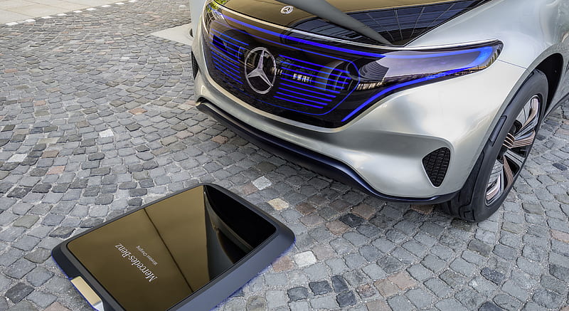 2016 Mercedes-Benz Generation EQ SUV Concept - Inductive Charging Platform , car, HD wallpaper