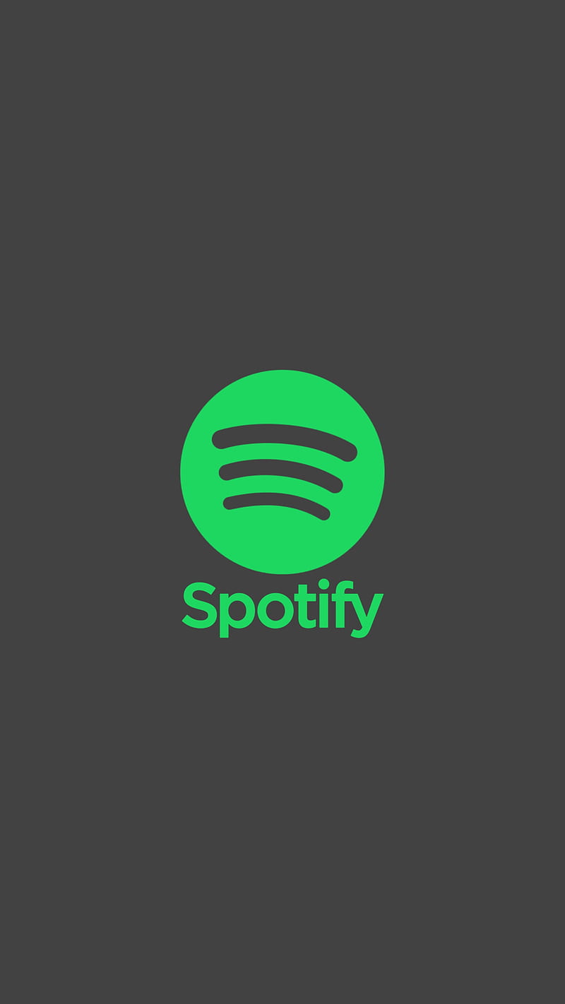 Spotify, app, black, green, logo, logos, music, spotify music, streaming, HD phone wallpaper