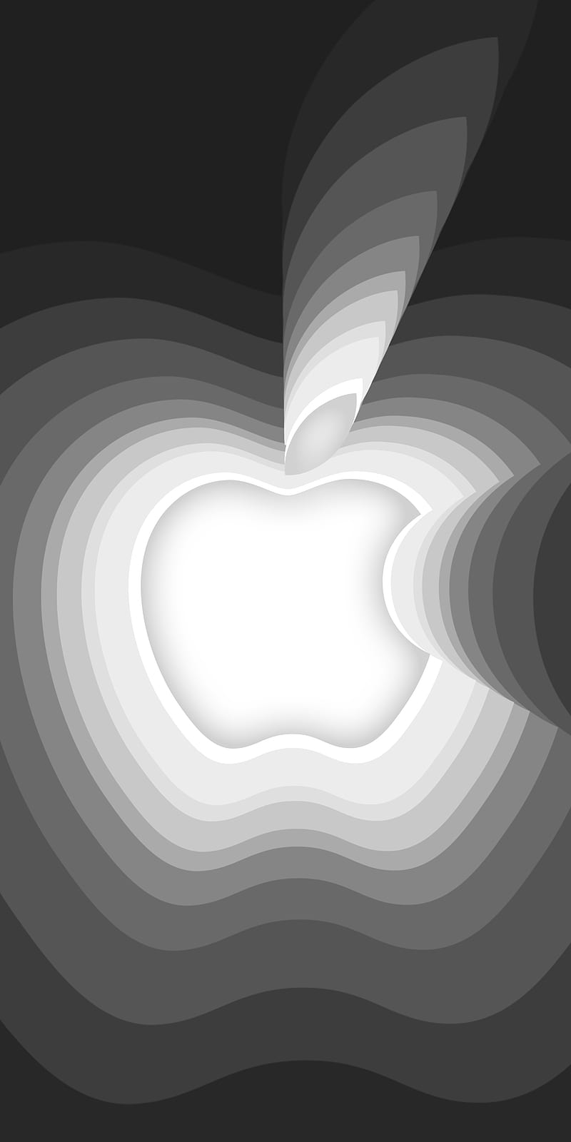 La ManzanaCara Apple, escala de grises, fondos de pantalla iphone, gray,  iphone, HD phone wallpaper | Peakpx