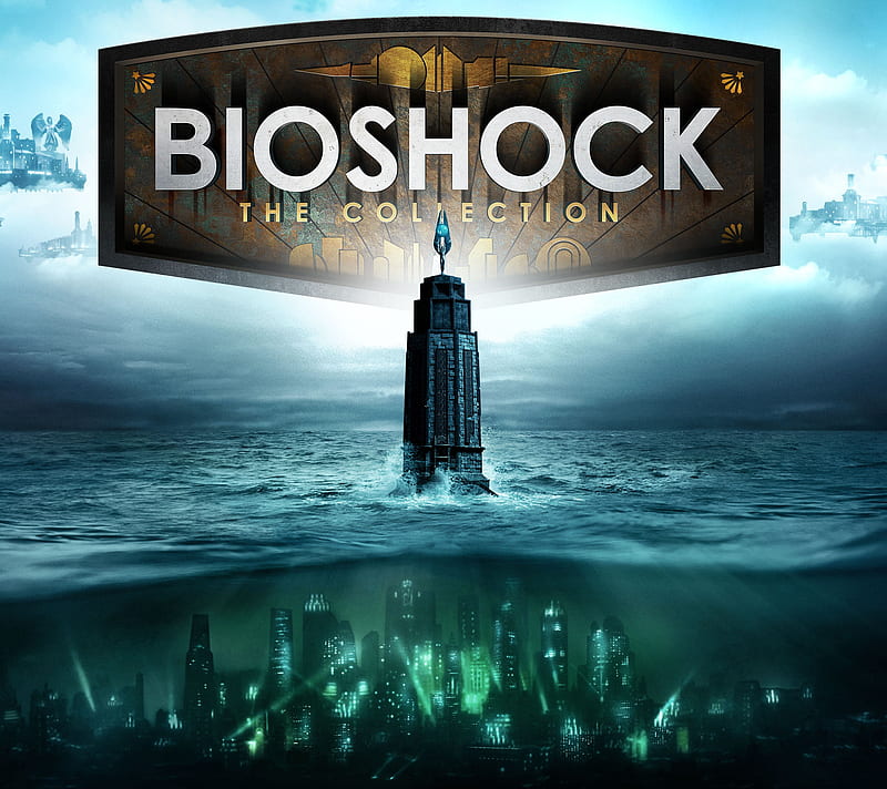 Bioshock, cities, microsoft, tower, water, xbox, HD wallpaper