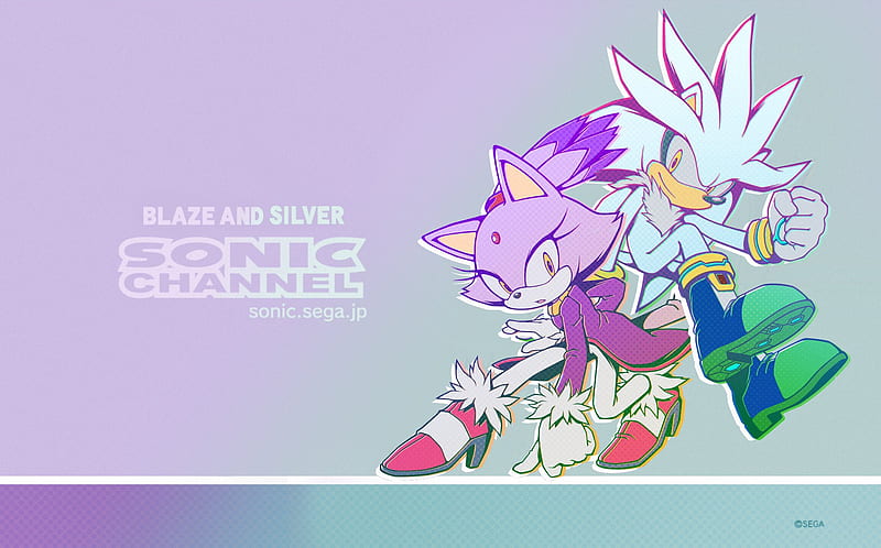 Sonic, Sonic the Hedgehog, Blaze the Cat, Silver the Hedgehog, Sonic Channel, HD wallpaper