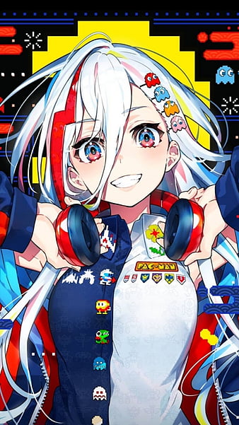 Cute Anime Gamer Girl Funny Kawaii Japanese Manga Fleece Blanket by The  Perfect Presents - Pixels