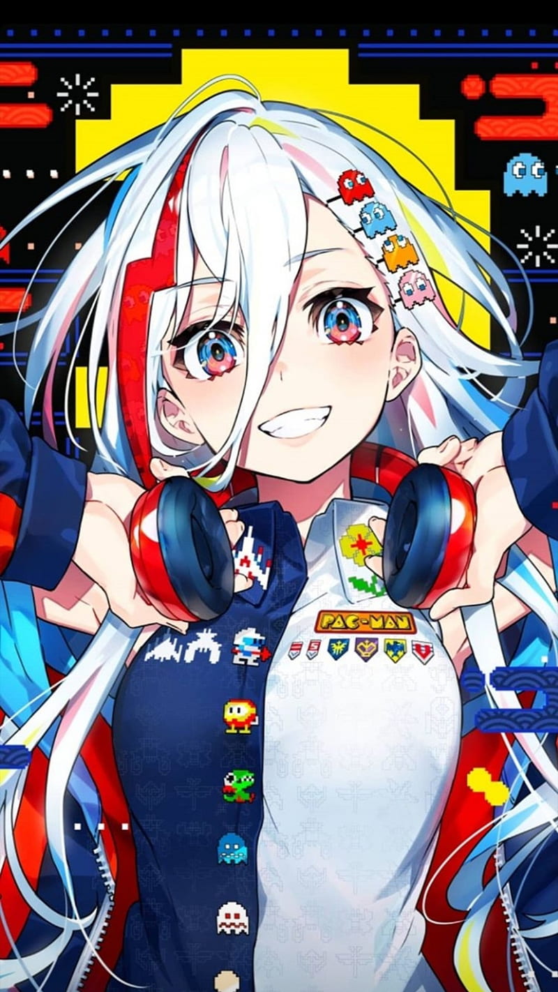 Anime gamer girl wallpaper hd