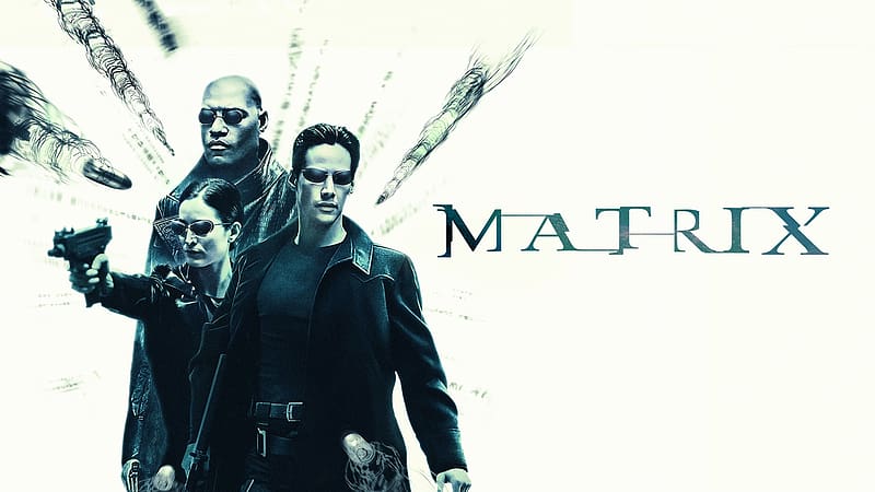Keanu Reeves, Movie, The Matrix, Carrie Anne Moss, Laurence Fishburne, HD wallpaper