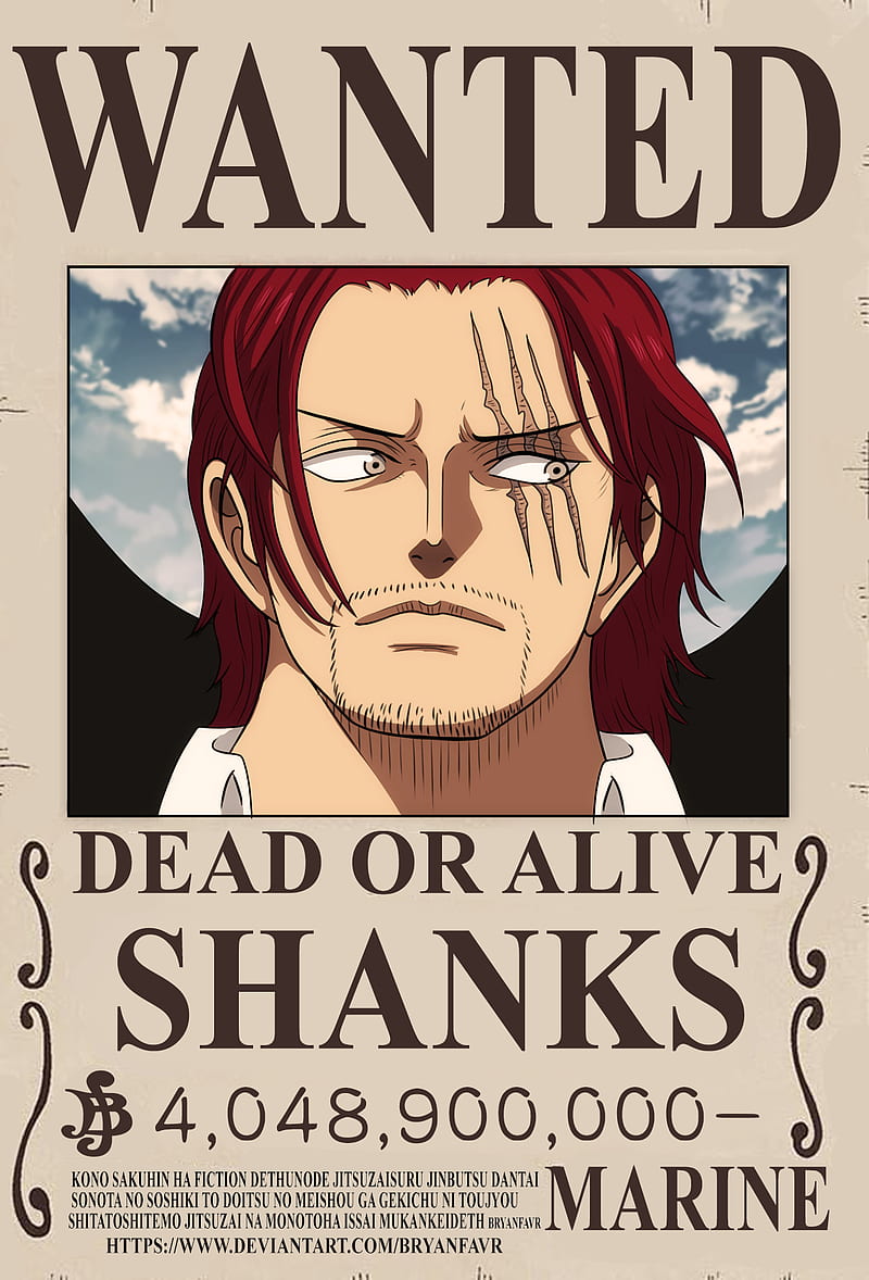 One piece, anime, shanks, HD phone wallpaper