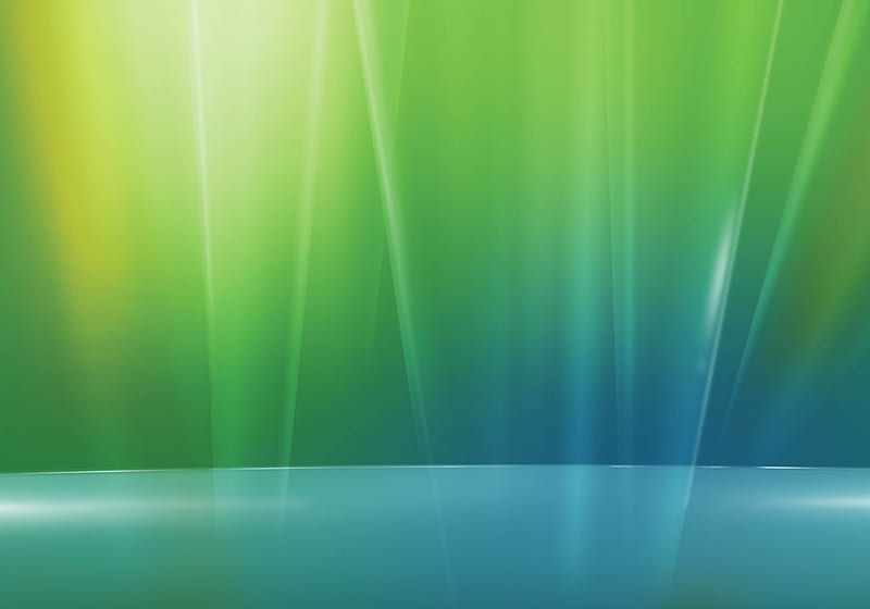 Windows vista, green, technology, abstract, blue, HD wallpaper