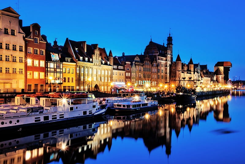 Gdansk (Poland), city, travel, Poland, cities, Gdansk, HD wallpaper
