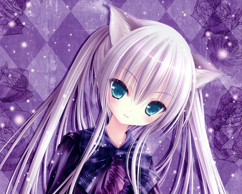 Imagem de kawaii anime girl (purple) #106248519