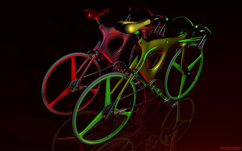 3 D Bikes, 3dbikes, oh3dbikes, thebike3d, road 3dbikes, HD wallpaper