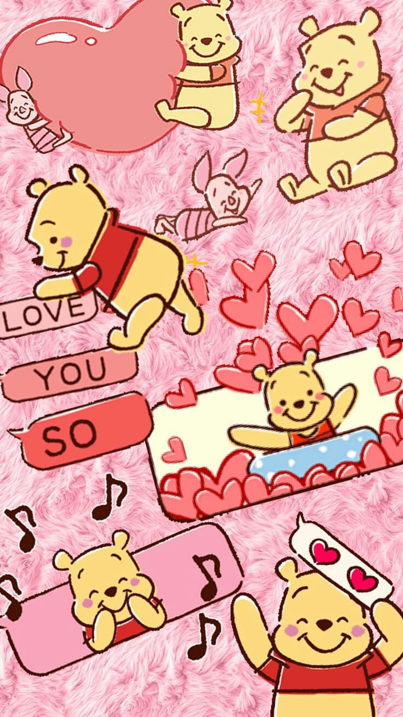 Winnie the pooh, disney , cartoon, HD phone wallpaper