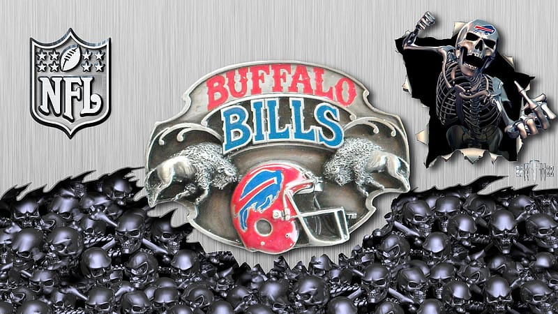 Bucle and Skulls-Bills, Buffalo Bills Football, Buffalo Bills Logo, Buffalo Bills Background, Buffalo Bills, Bills, Buffalo Bills wallpapper, NFL Buffalo Bills Background, Buffalo Bills NFL 3-D logo, HD wallpaper