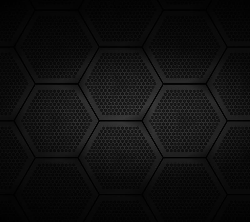 Honeycomb, black, pattern, HD wallpaper