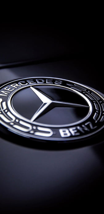 Logo Mercedes - Logo AMG noir