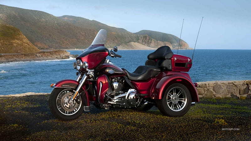 Harley Davidson Tri Glide, Transport, Trike, Tri Glide, Harley Davidson, HD wallpaper