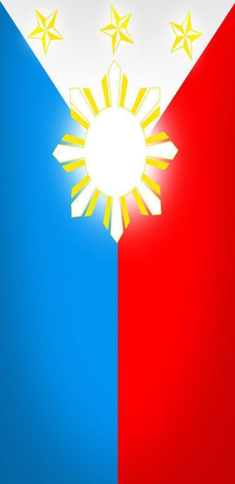 Philippine Flag, adobo, blue, manila, pride, red, stars, sun, white, HD phone wallpaper