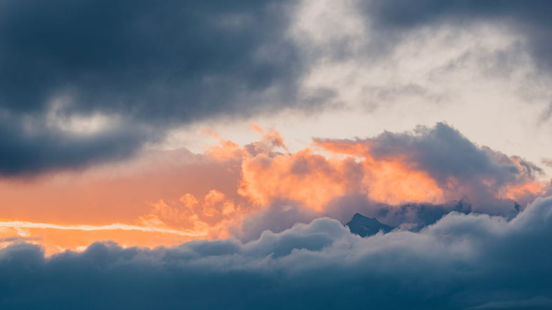 cumulus clouds, HD wallpaper