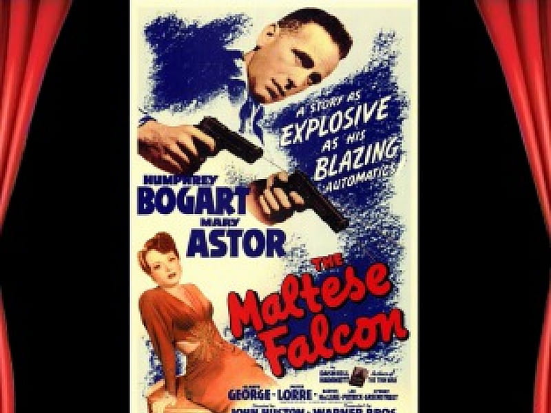 The Maltese Falcon01, posters, classic movies, john huston, The Maltese Falcon, HD wallpaper