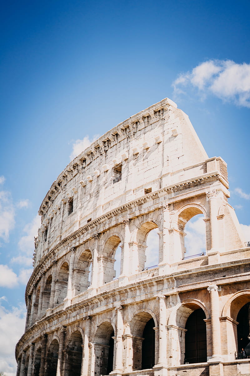 colosseum, architecture, building, ancient, historical, HD phone wallpaper