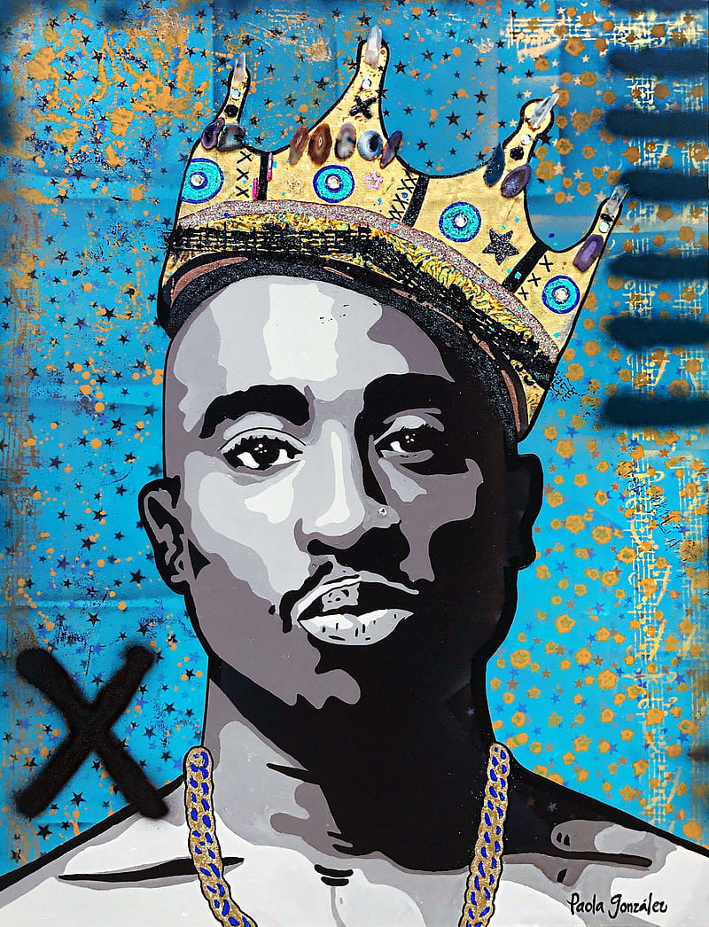 2Pac King, hip, hop, makaveli, rap, rapper, thuglife, tupac, HD phone  wallpaper | Peakpx
