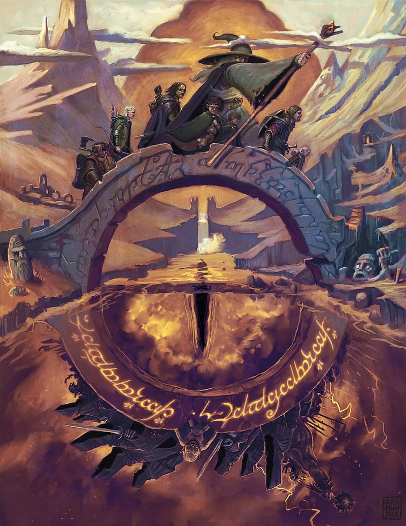 lord of the rings art iphone wallpaper