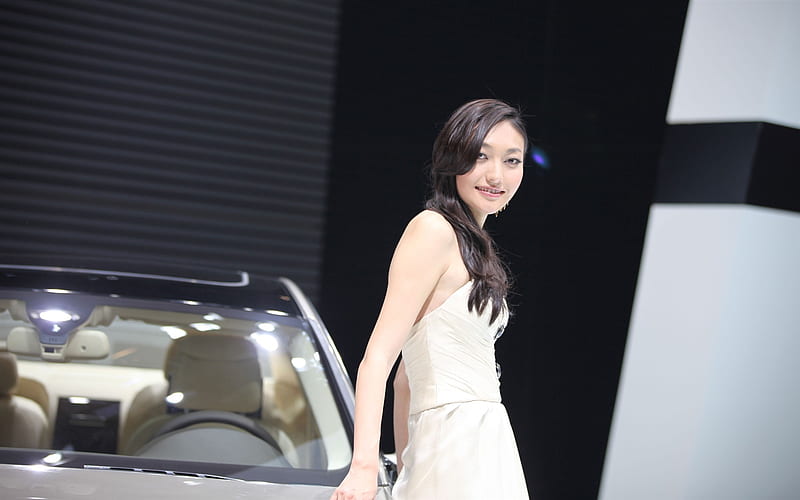 2012 Beijing auto show beautiful models 21, HD wallpaper