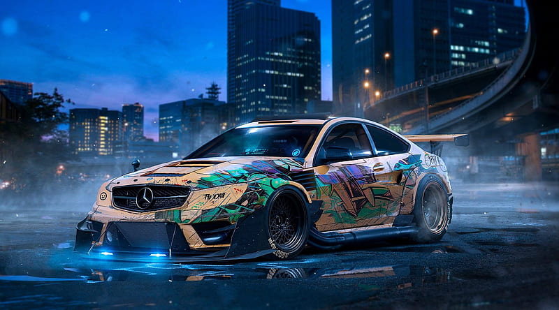 mercedes modified cars wallpapers