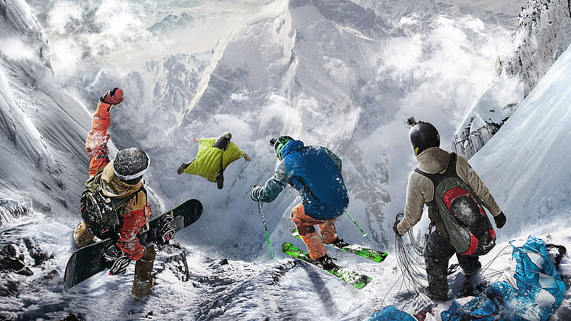 ubisoft annecy, extreme, sport, steep, game, 2016, ps4, xbox one, HD wallpaper