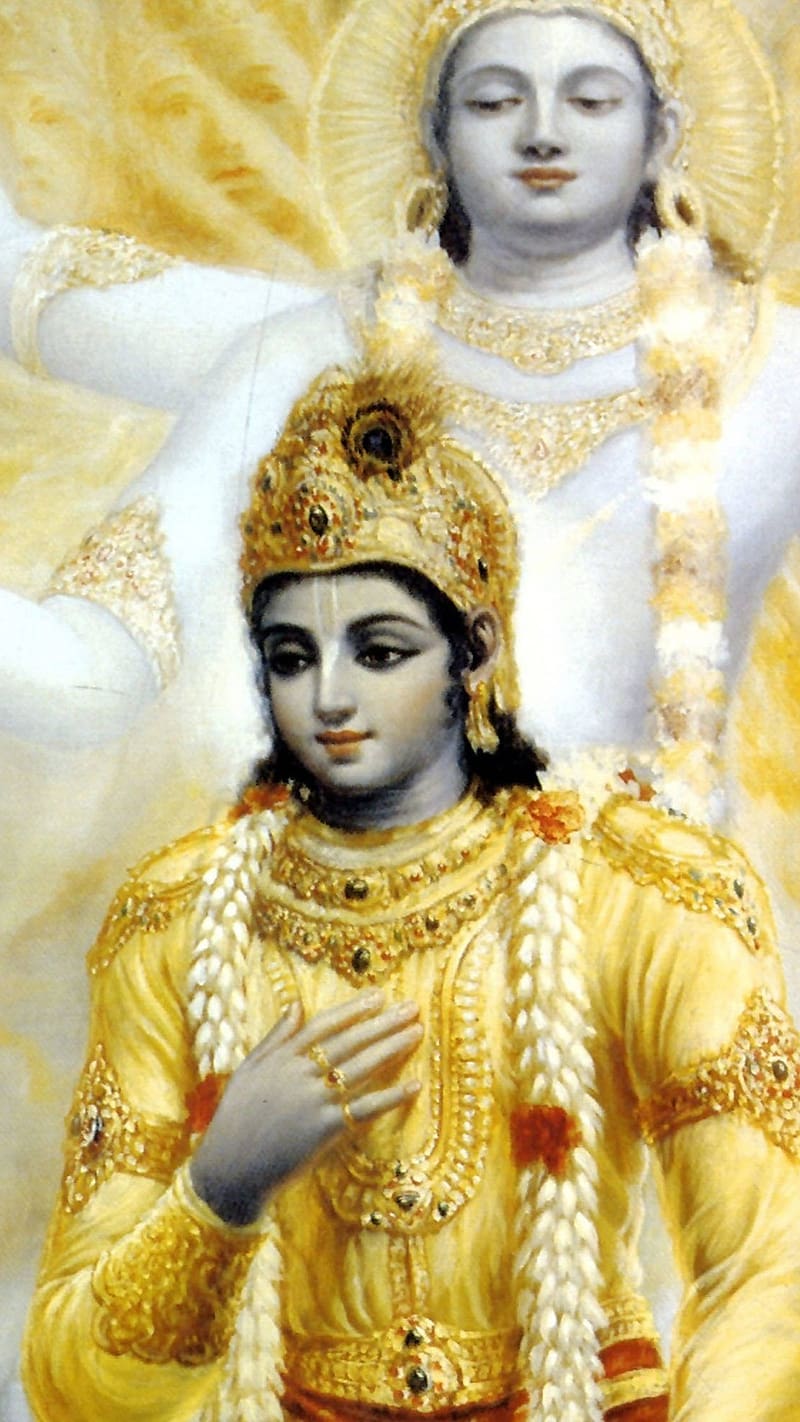 Krishna Ji Ki , Lord Vishnu Background, god, bhakti, HD phone wallpaper