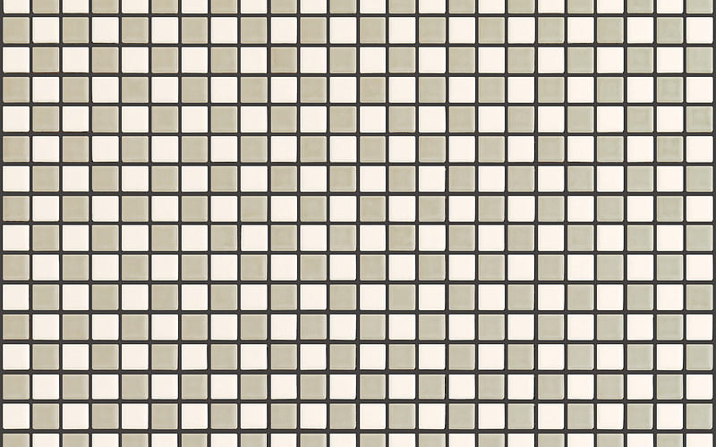 brown tile texture, brown squares texture, retro texture, chessboard texture, retro background, geometric texture, HD wallpaper