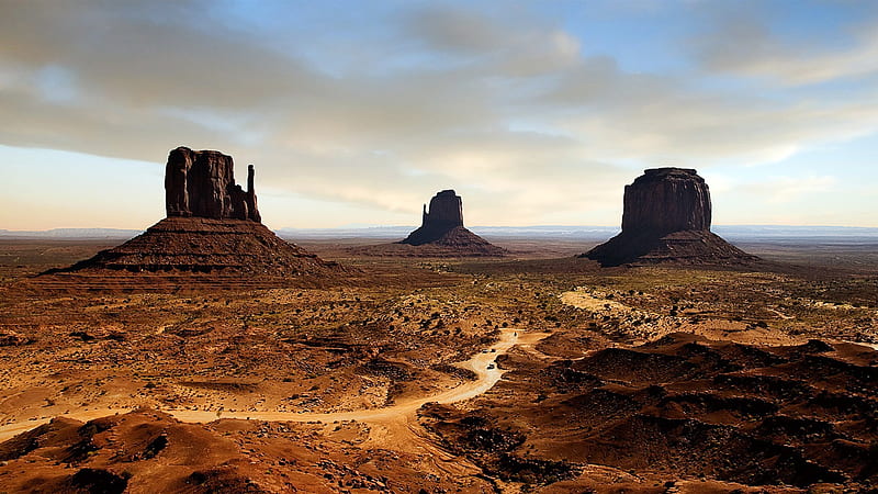 monumental simplicity-Amazing desert scenery, HD wallpaper