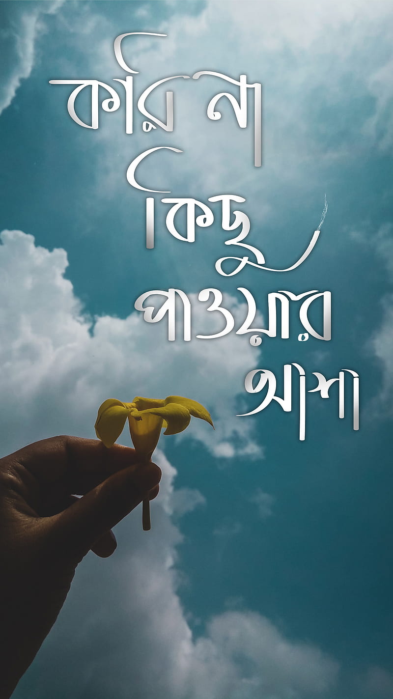 Neshar Bojha V2, bangla sayings, bangla typography, neshar bojha, sayings, wahiiid16, HD phone wallpaper