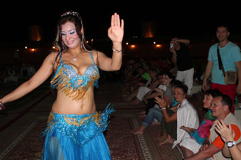 belly dancer event in Dubai , graphy, belly dancer, white, blue, HD wallpaper