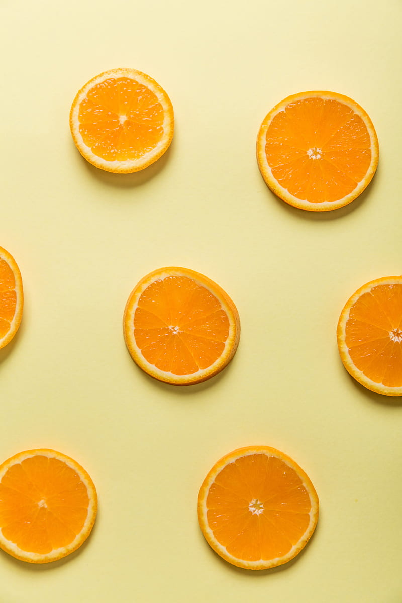 Seven Orange Slices, HD phone wallpaper